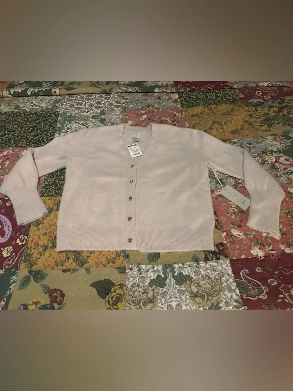 Joie soft fuzzy cardigan. NWT. XL - Picture 1 of 8